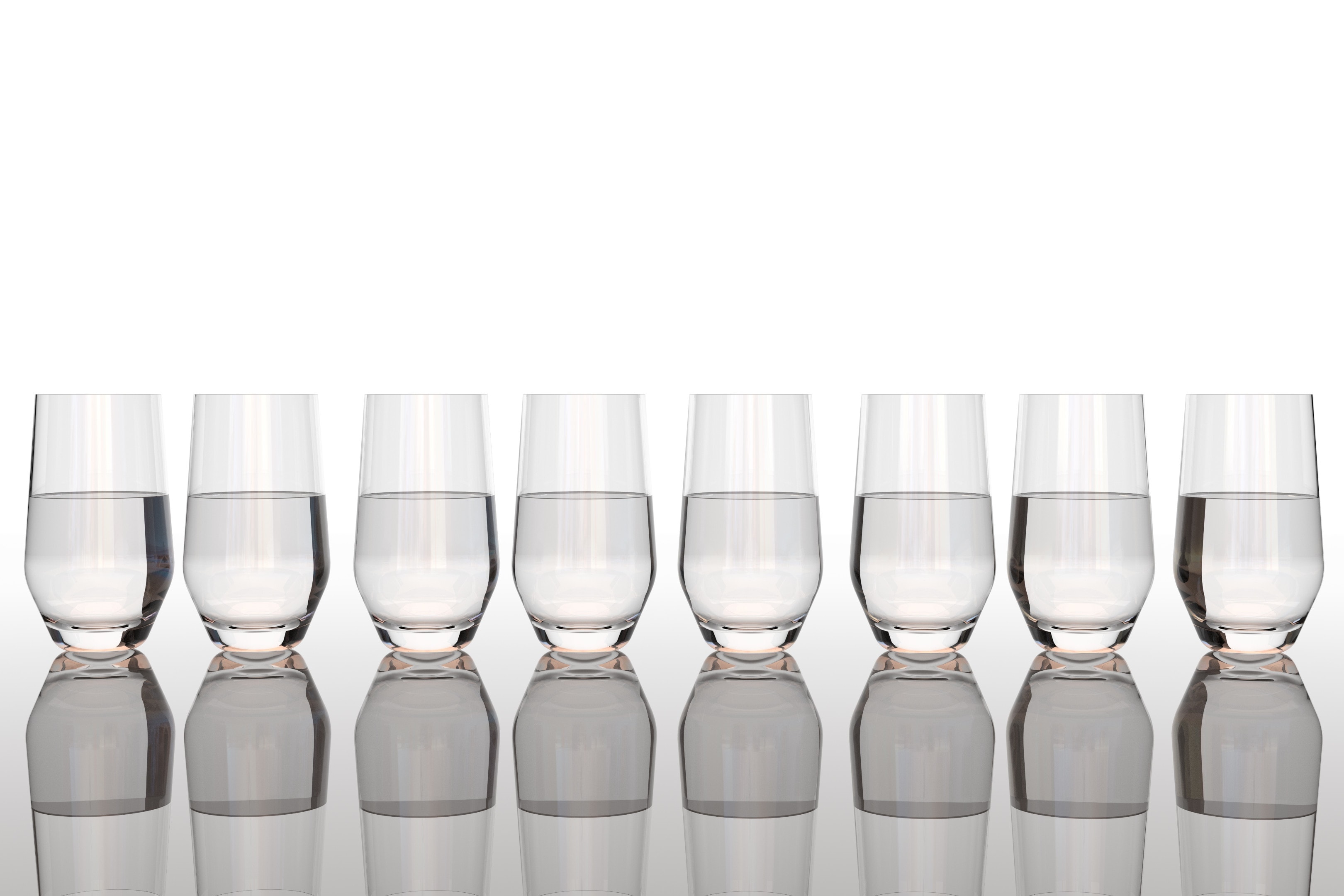 Glasses of water