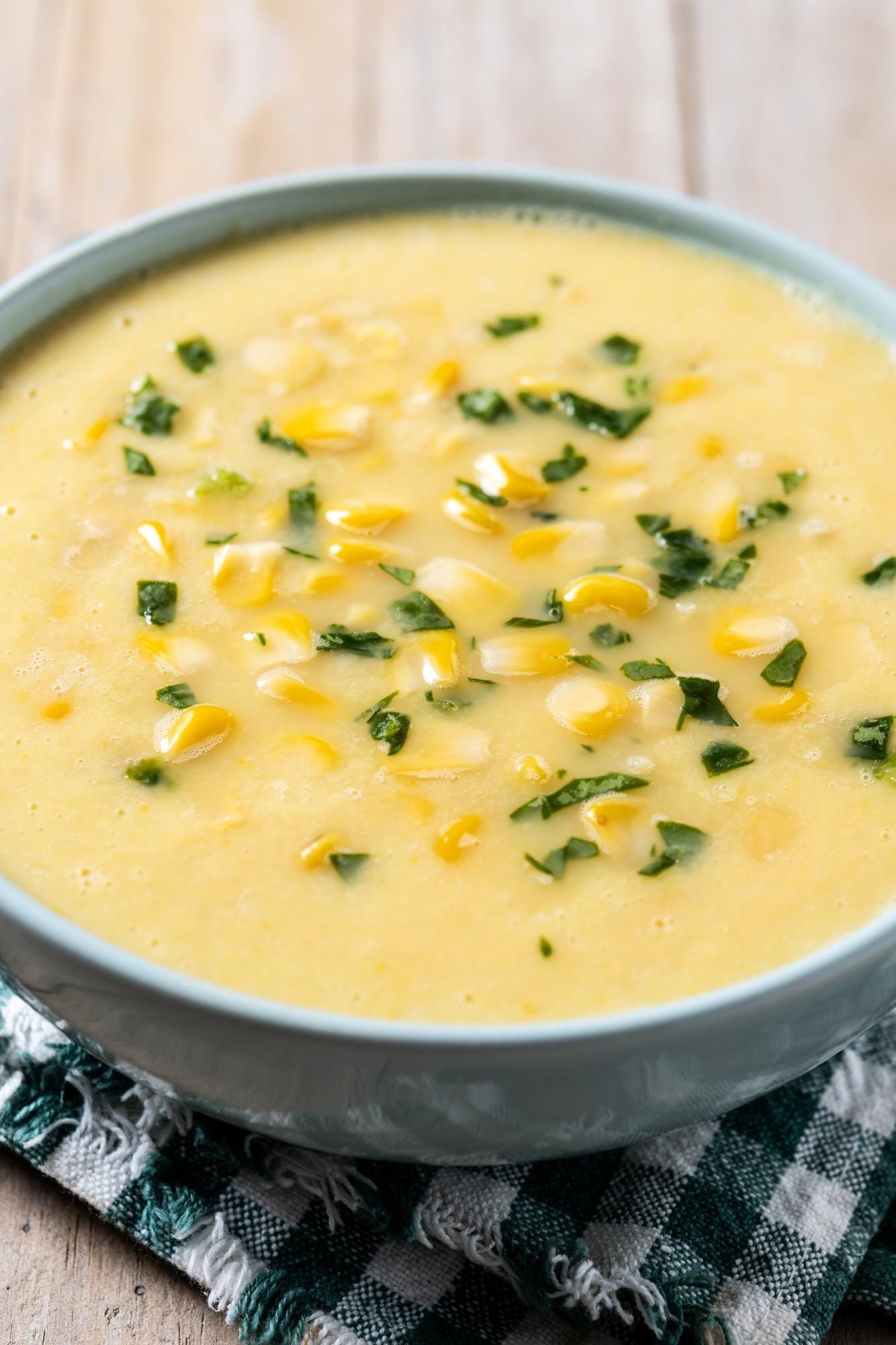 Creamy corn chowder