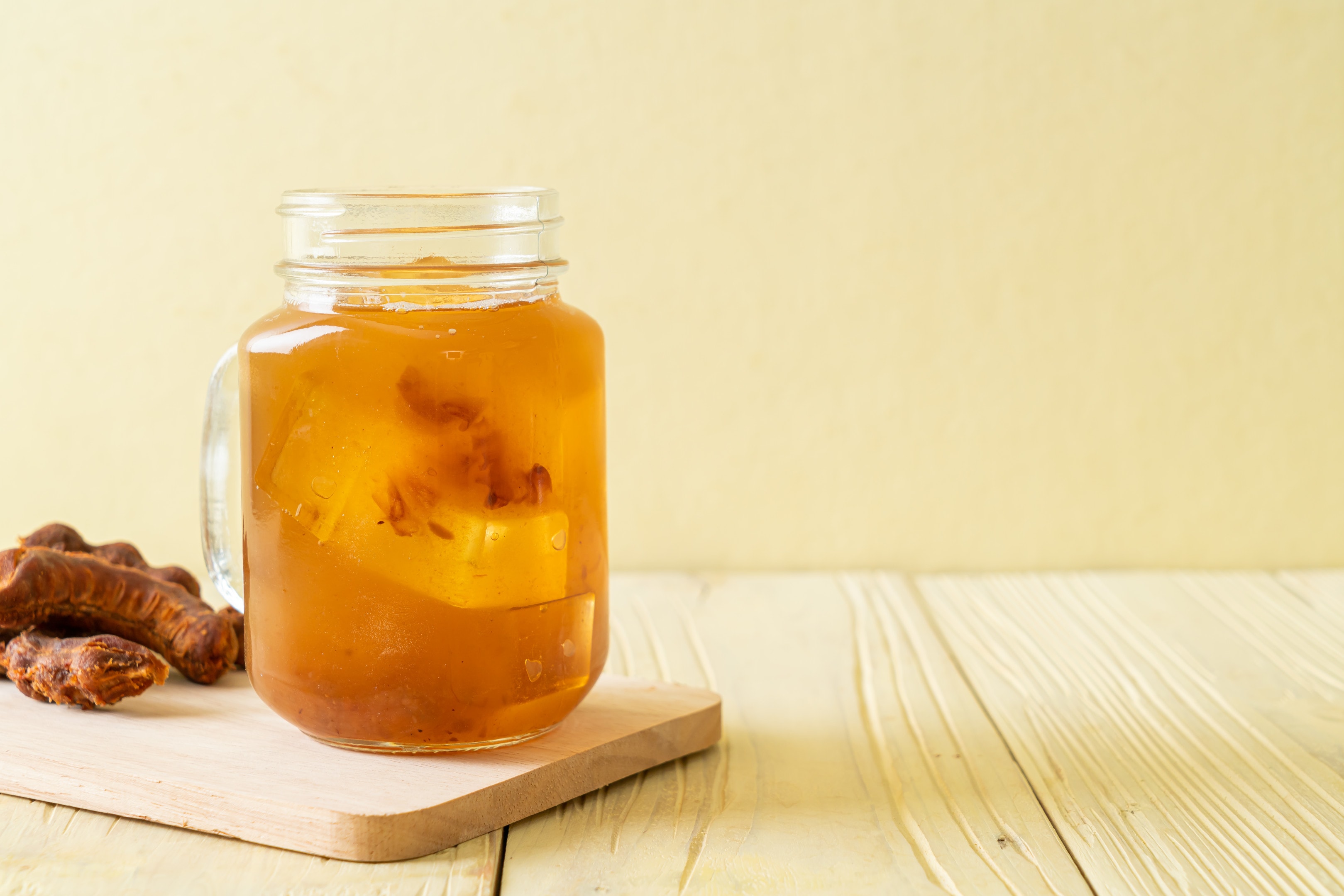 Delicious sweet tamarind and turmeric drink