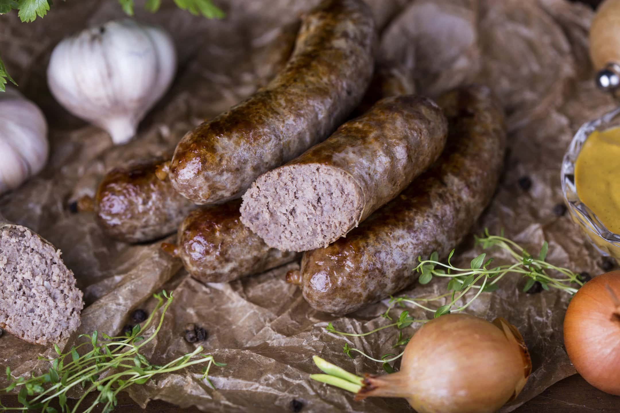 Homemade venison Italian sausage