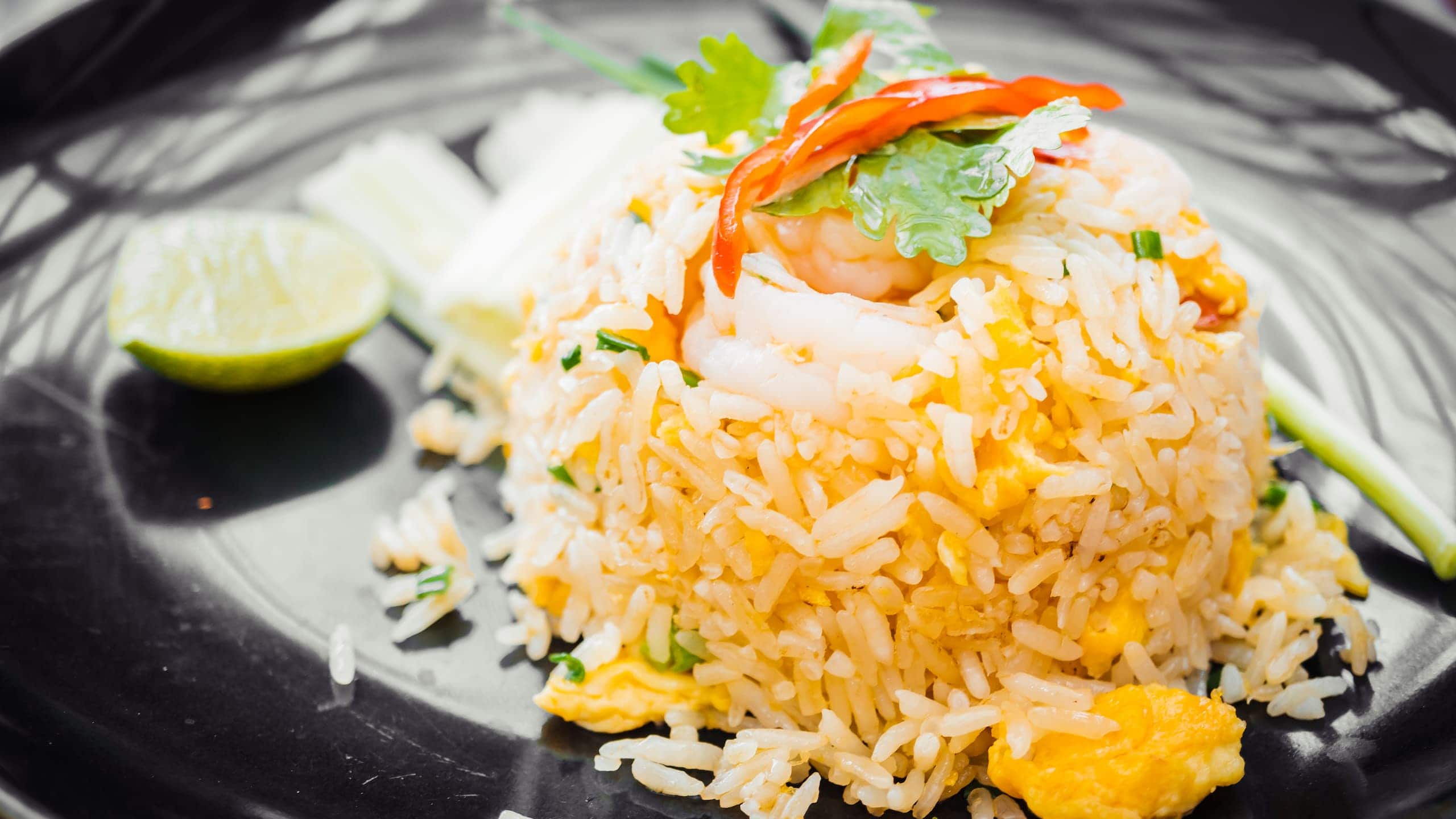 Din Tai Fung fried rice with egg and shrimp