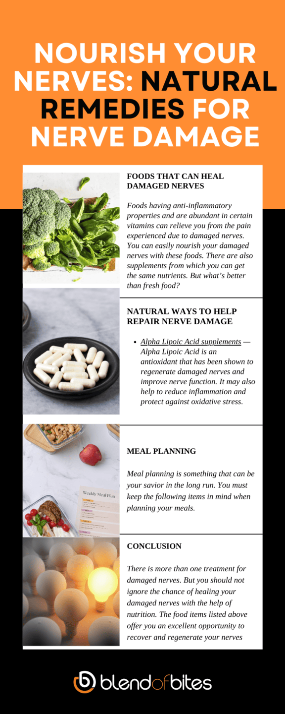 Infographic: natural remedies for nerve damage