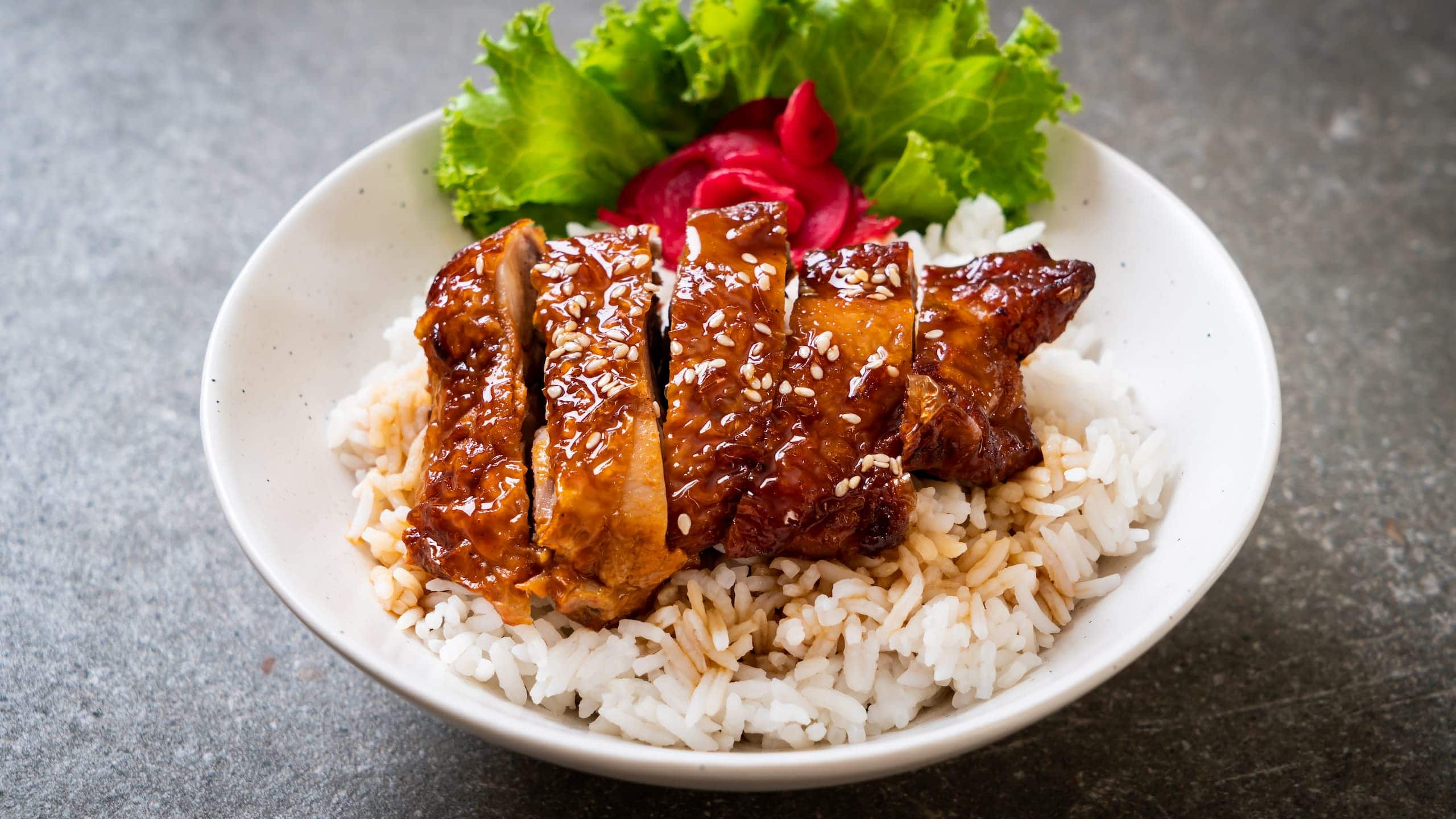 Sarku Japan's chicken teriyaki