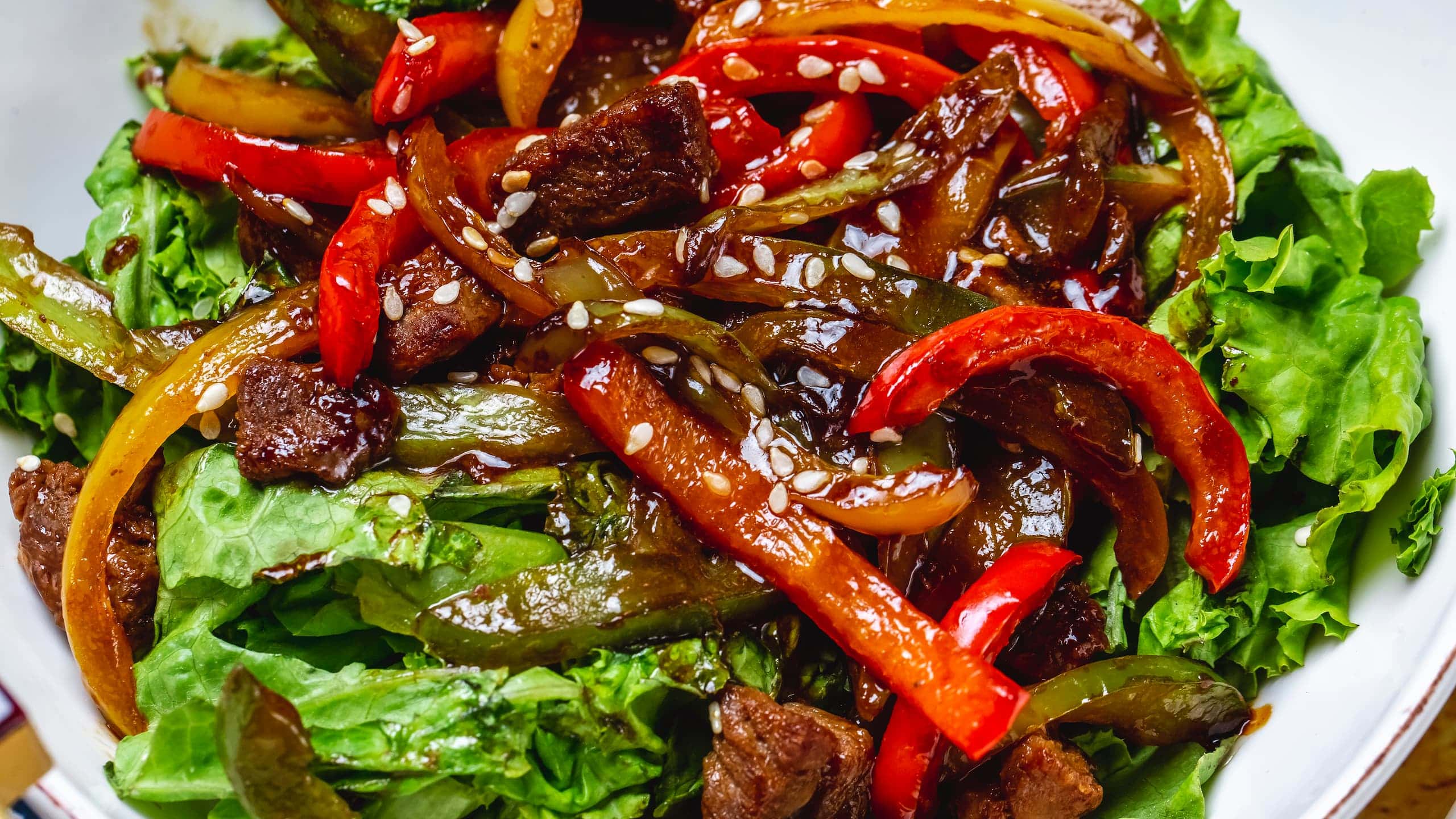 Jamaican pepper steak