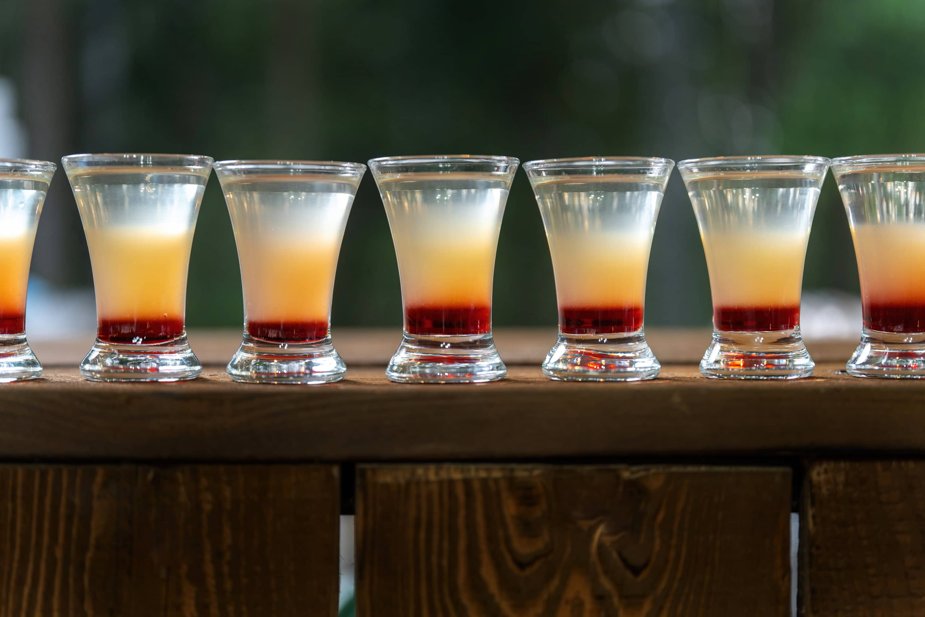 Slippery nipple cocktail shots