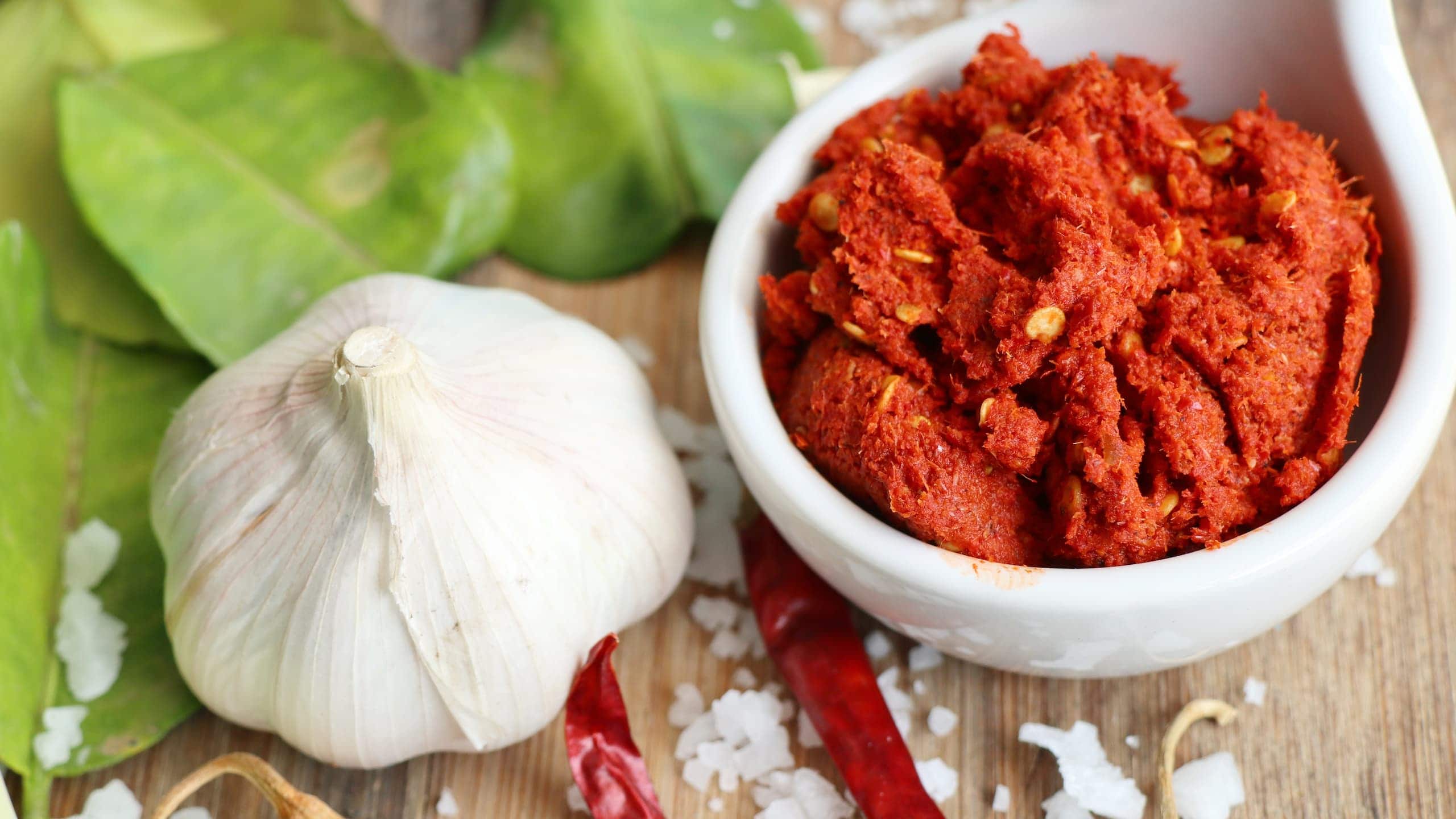 Spicy Hello Fresh Tex Mex paste with garlic, red pepper, and salt