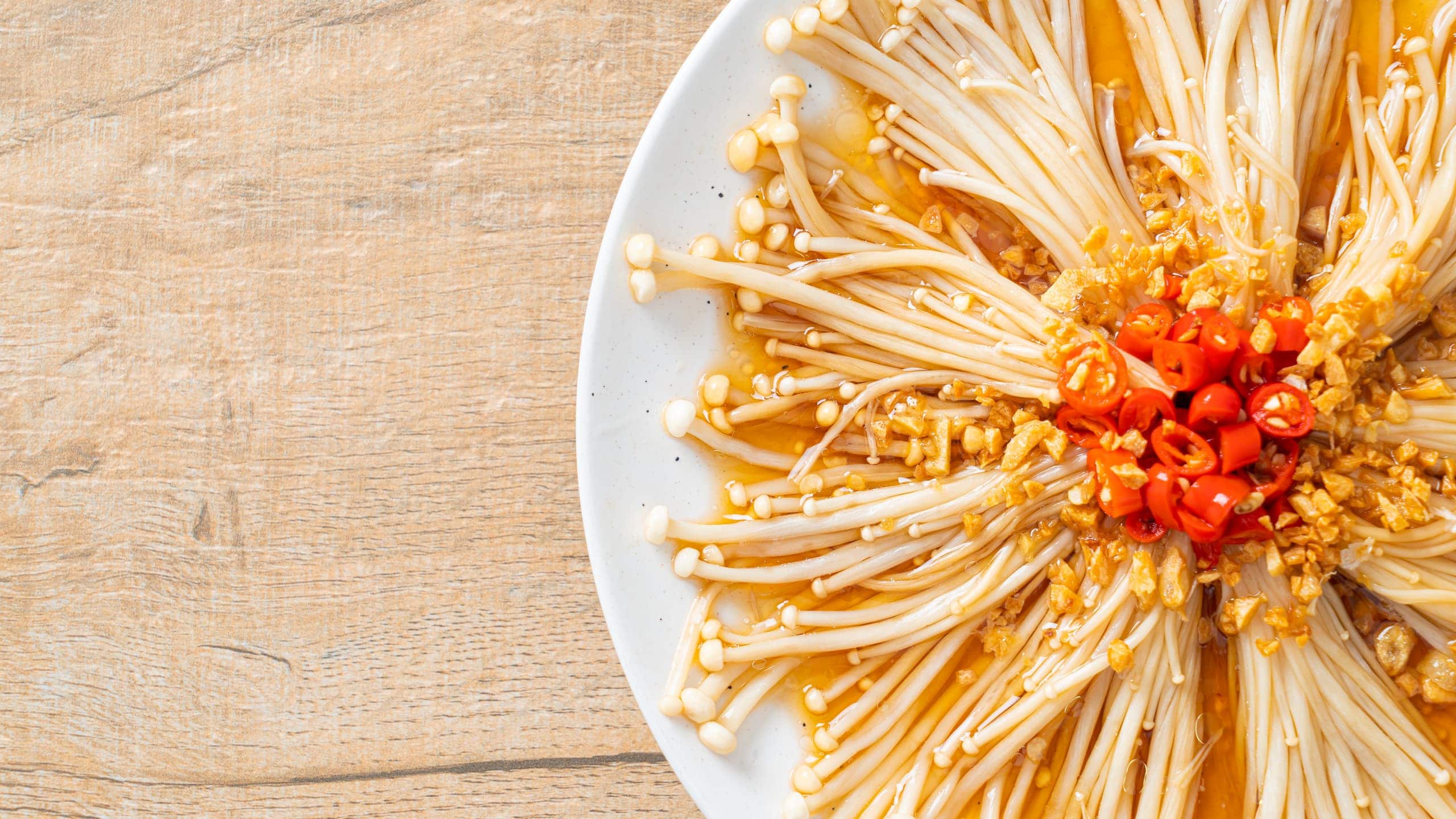 Spicy Enoki mushroom