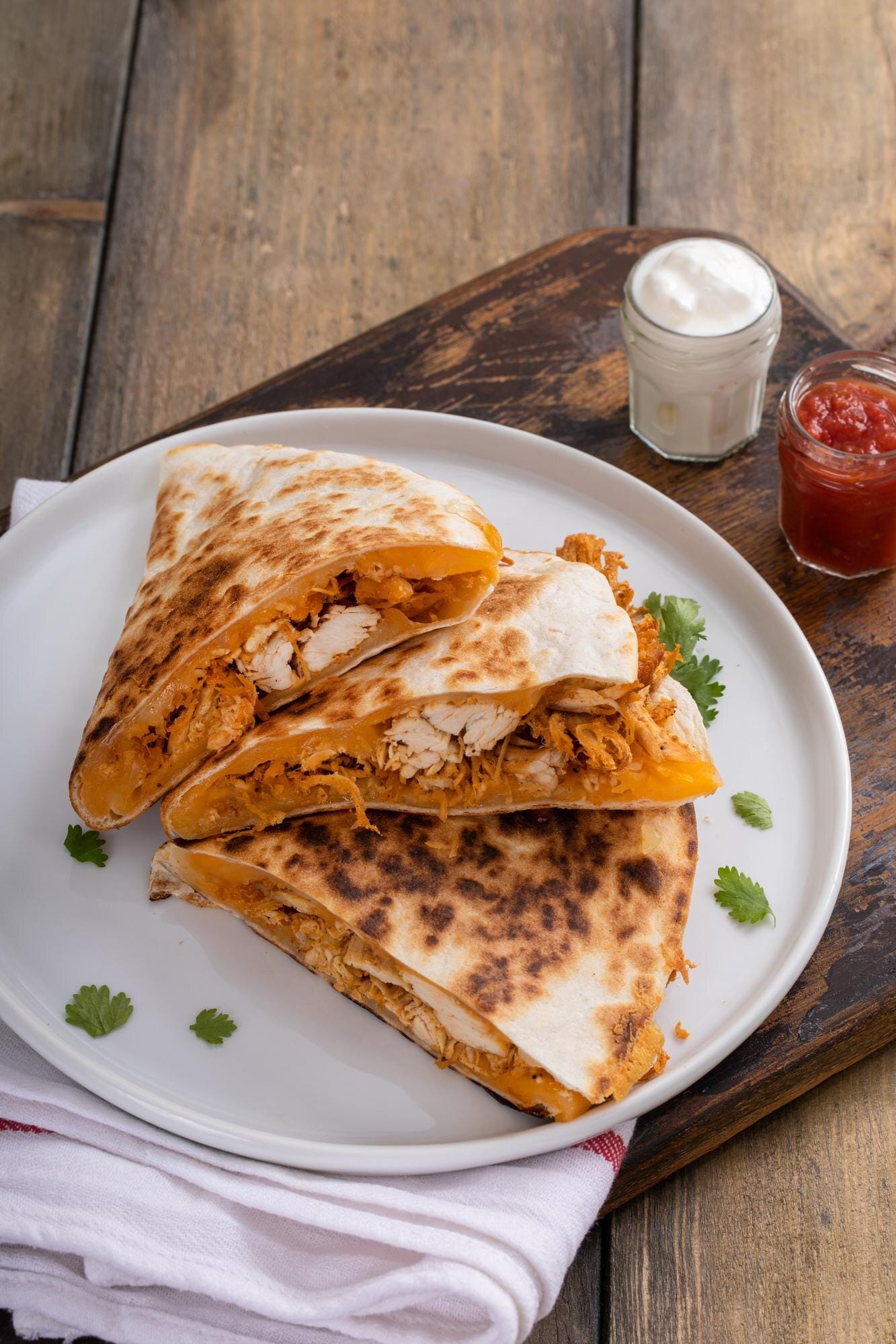 Sweet potato quesadilla