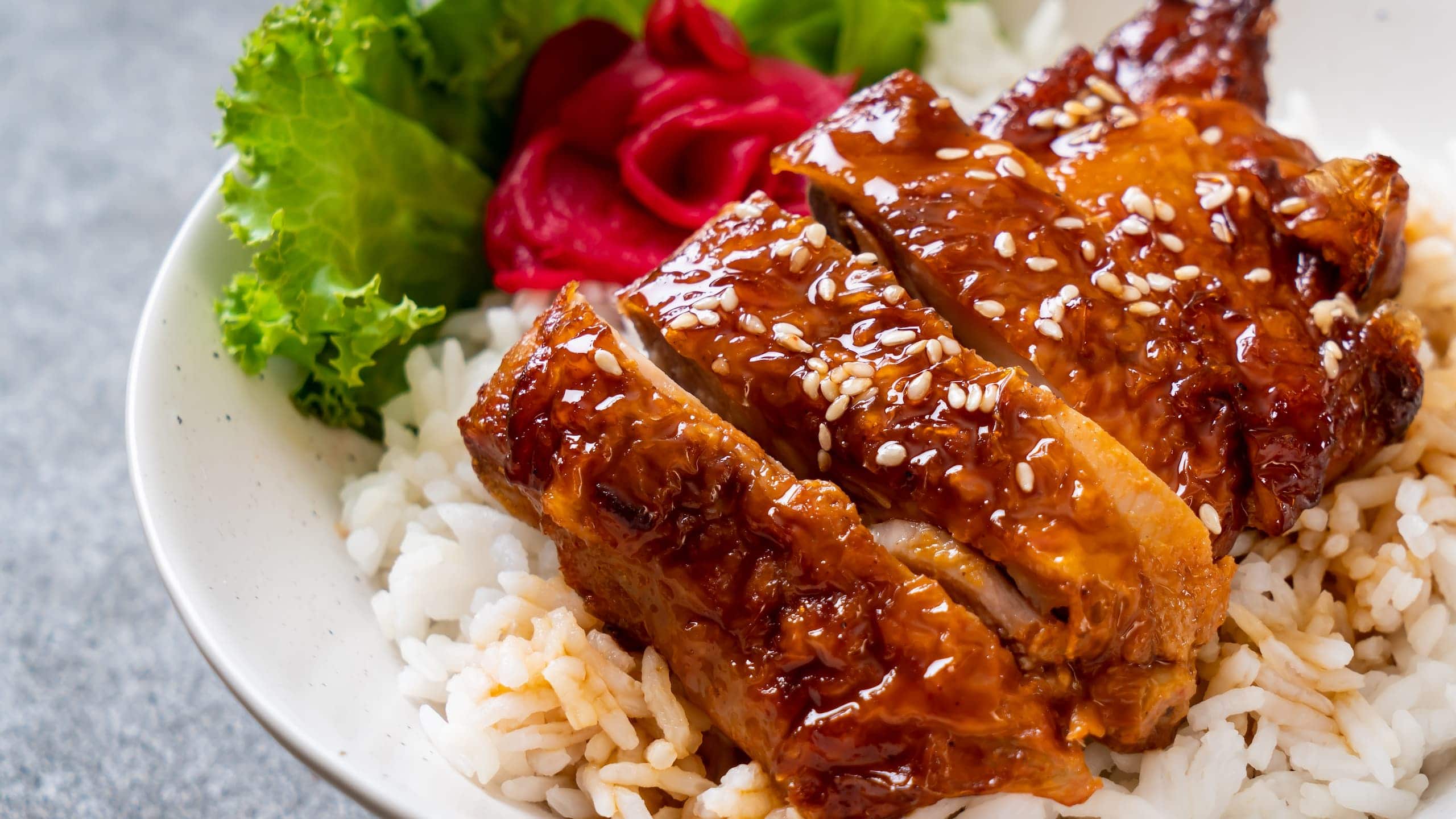 Sarku Japan's chicken teriyaki