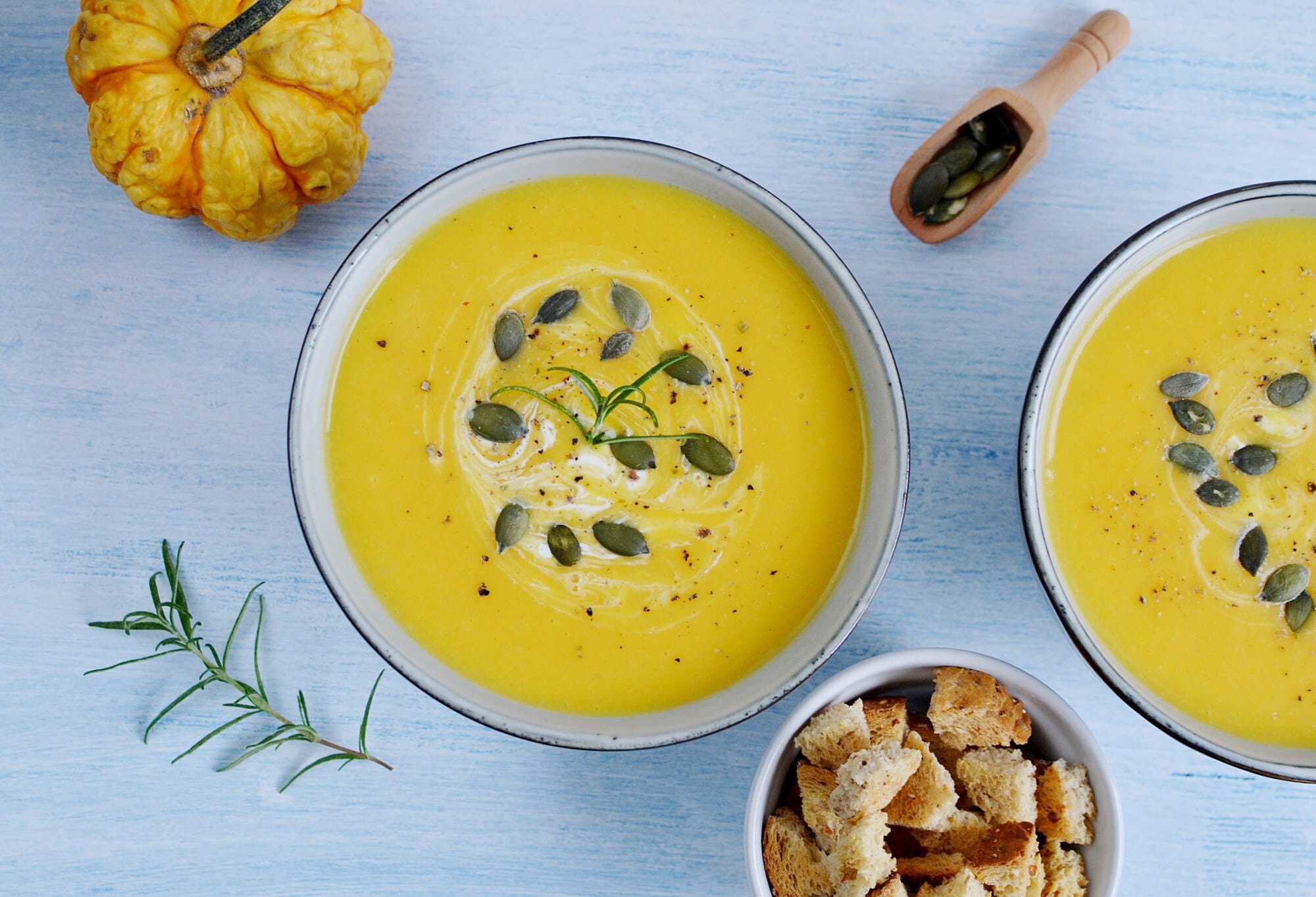 Vegan butternut squash soup