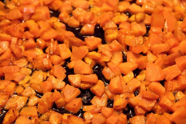 Caramelized carrots
