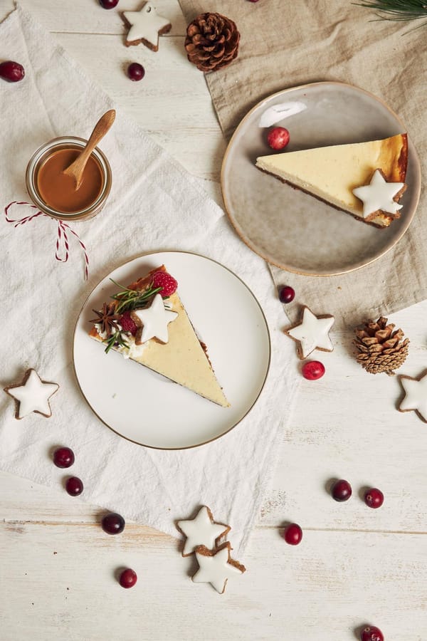 Gingerbread cheesecake