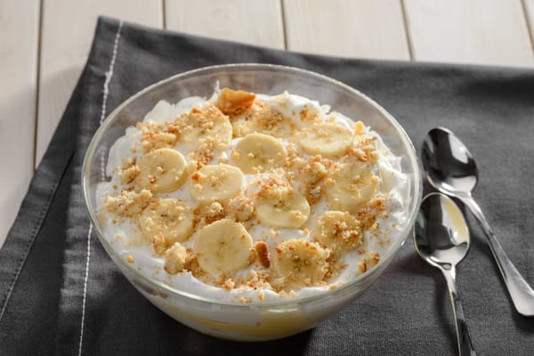 Creamy and delicious black Southern banana pudding