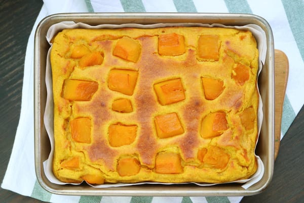 Creamy butternut squash casserole