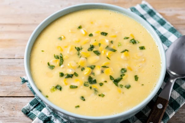 Creamy corn chowder