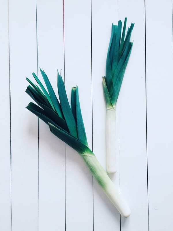 Fresh leeks