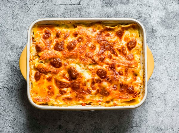 Gan Giorgio lasagna top view