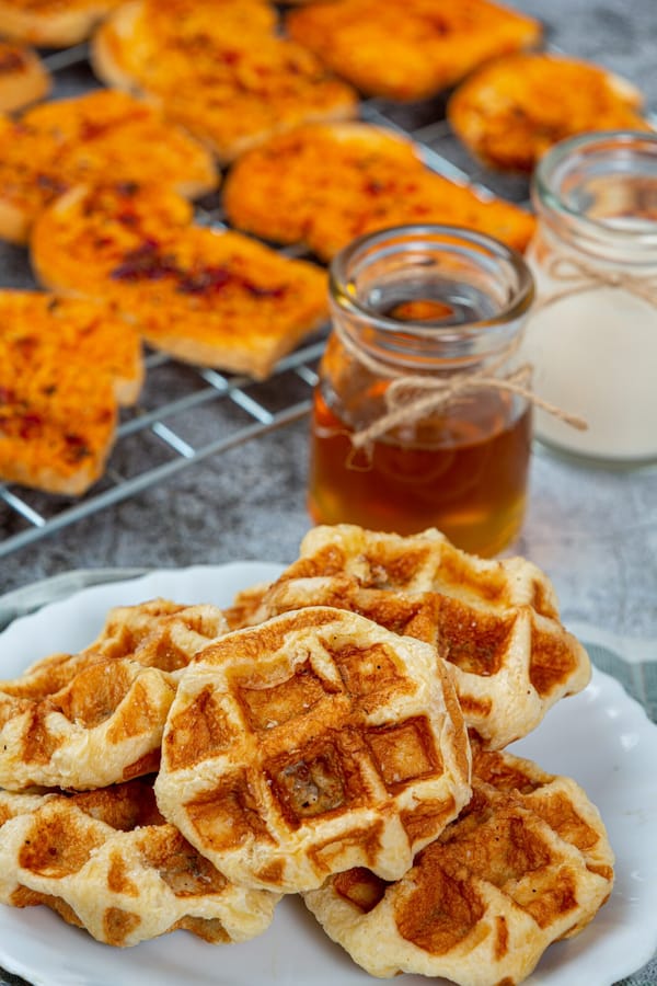Sweet potato waffles