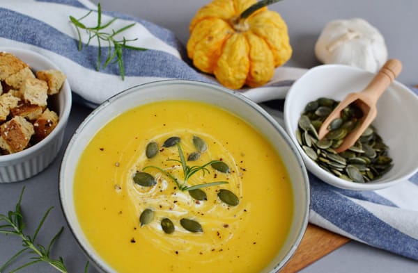 Vegan butternut squash soup