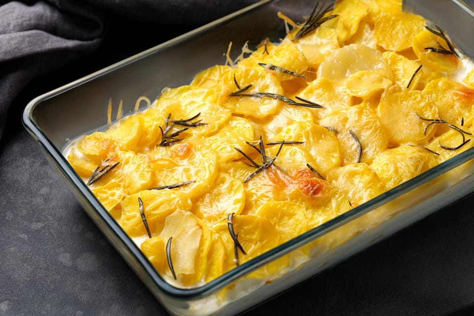 Butternut squash ravioli bake ()