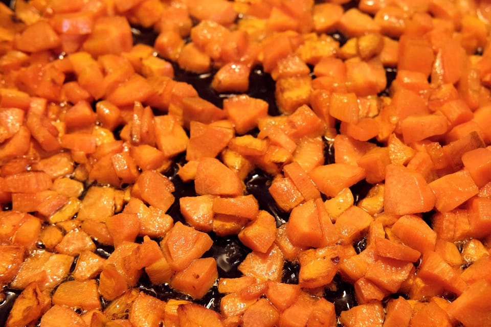Caramelized carrots