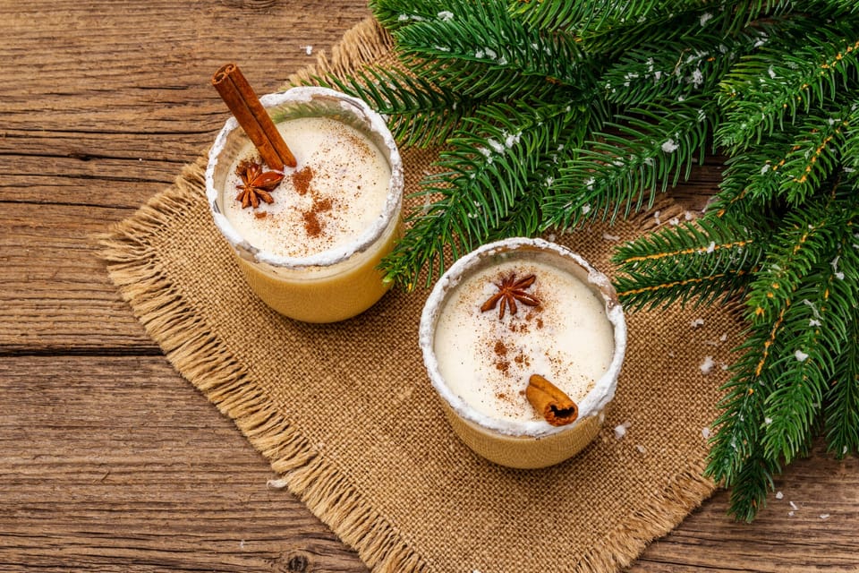 Eggnog latte