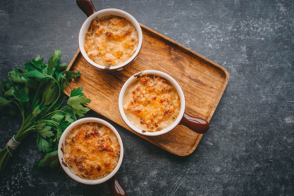 Individual potatoes au gratin