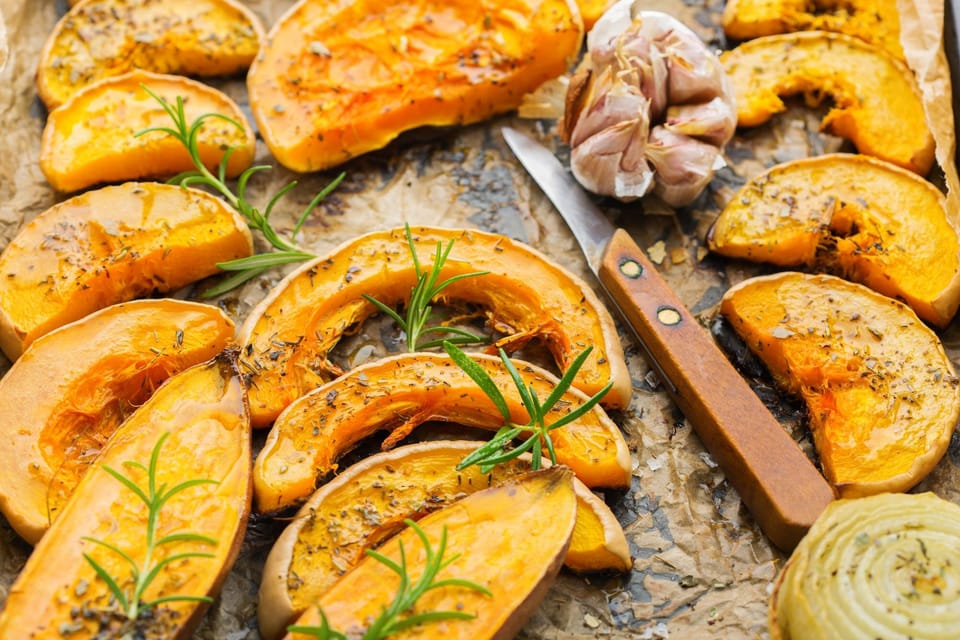 Maple roasted butternut squash