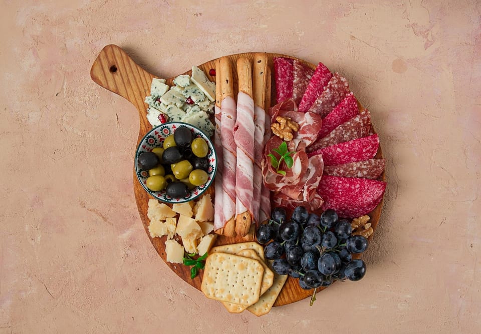 New Year's Eve appetizer board