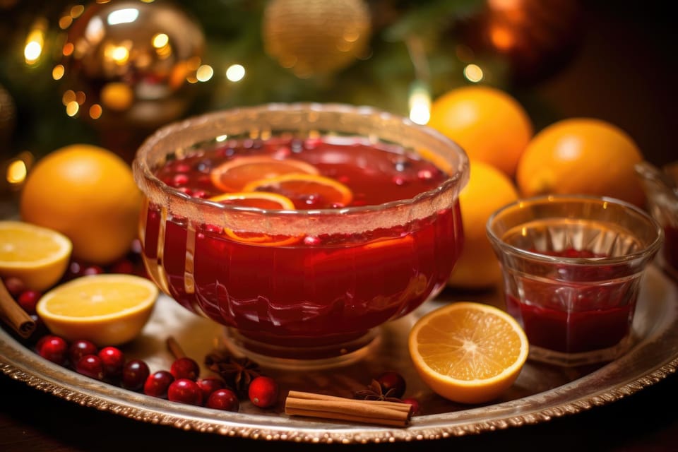 New Year's Eve sparkling punch