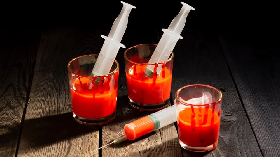Jello shot syringes