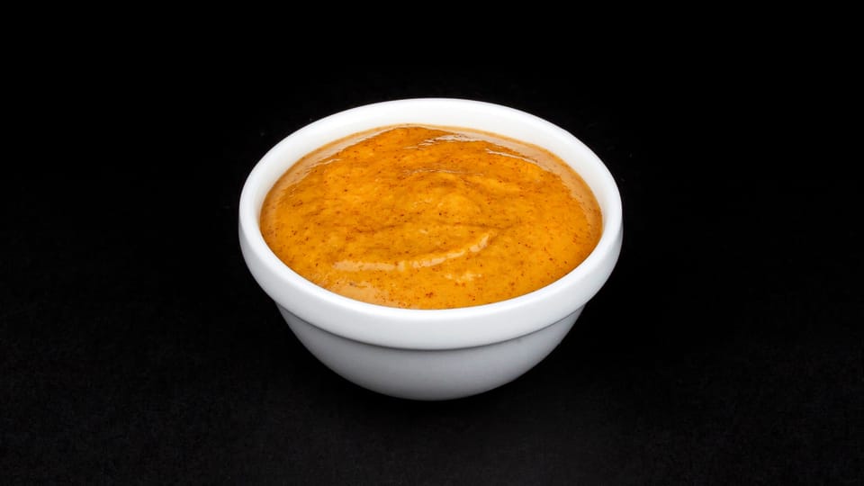 La Vics' orange sauce