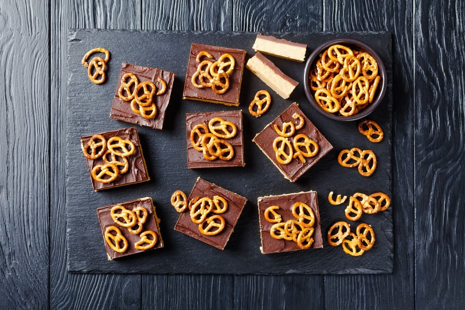 Peanut butter pretzel bites