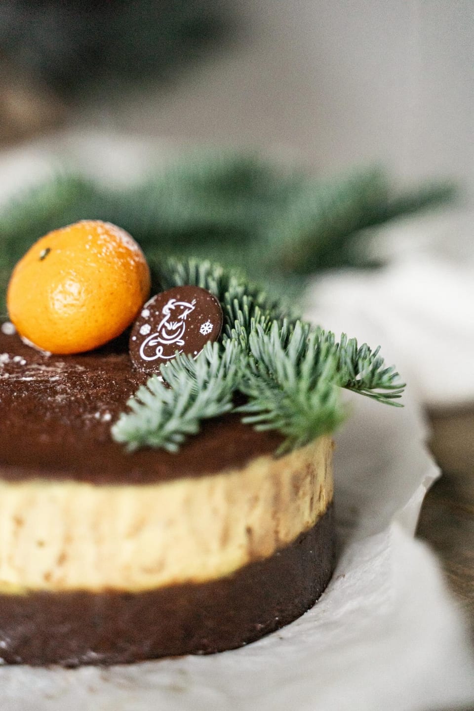 Polish Christmas cheesecake