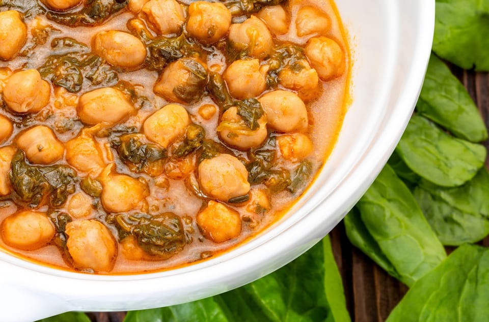 Sweet potato chickpea coconut curry