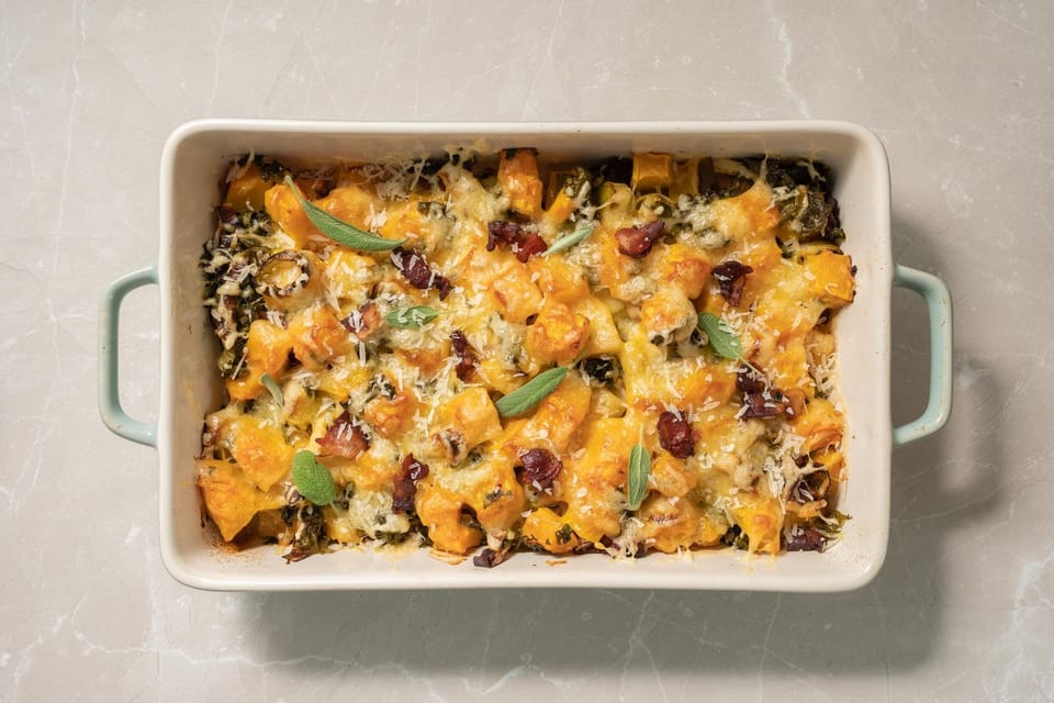 Sweet potato pumpkin casserole