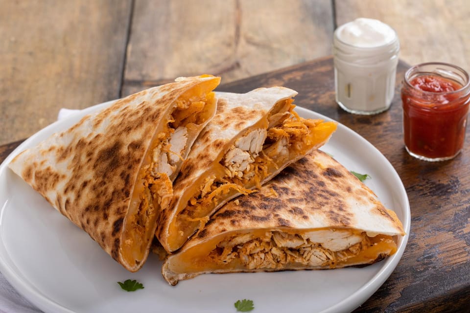 Sweet potato quesadilla