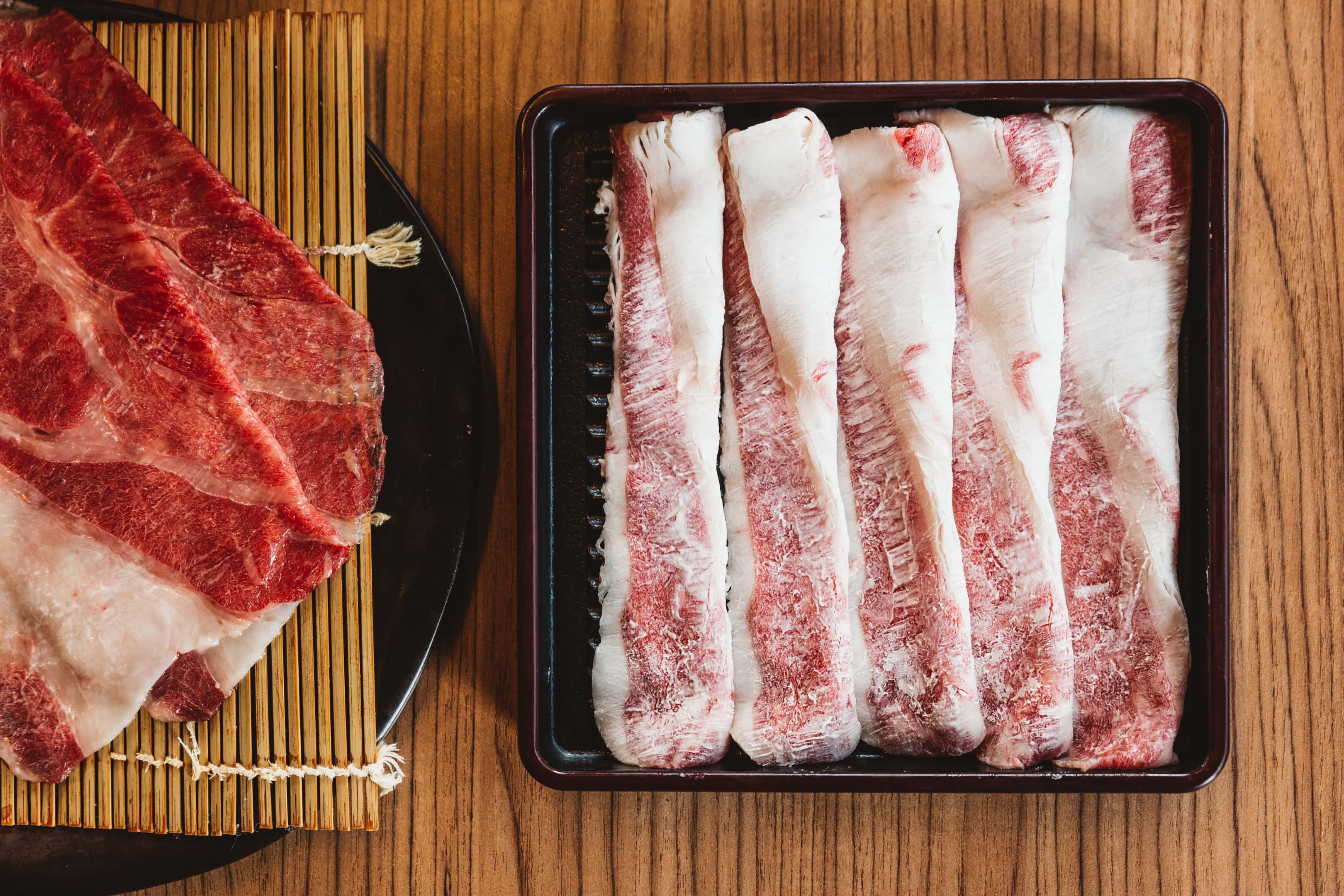 Japanese Wagyu Beef With High Marbled Fat Texture