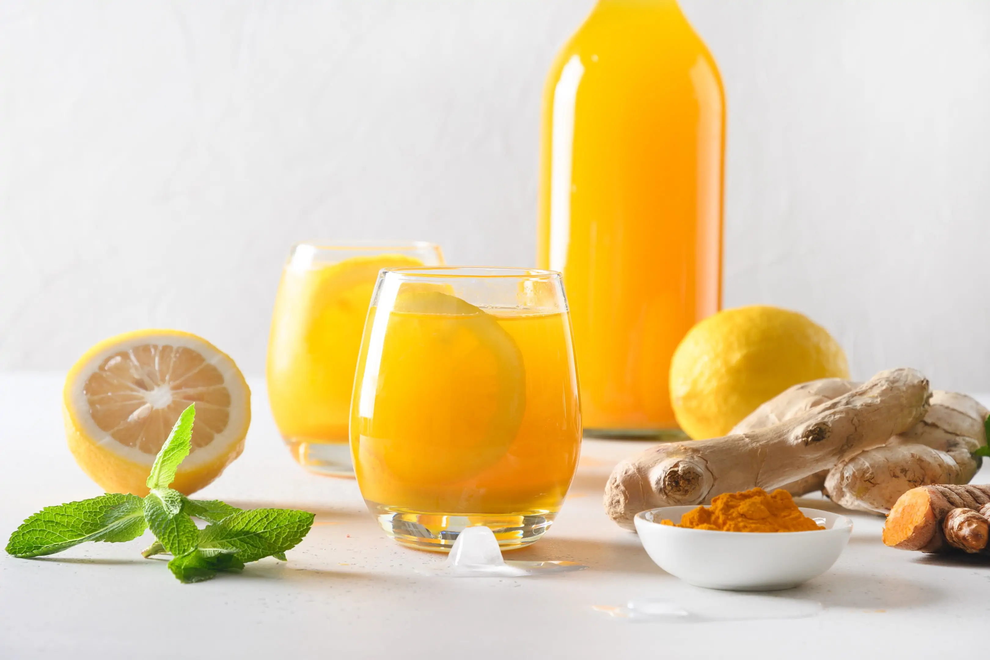 Jamu — Indonesian herbal beverage with turmeric ginger lemon and tamarind