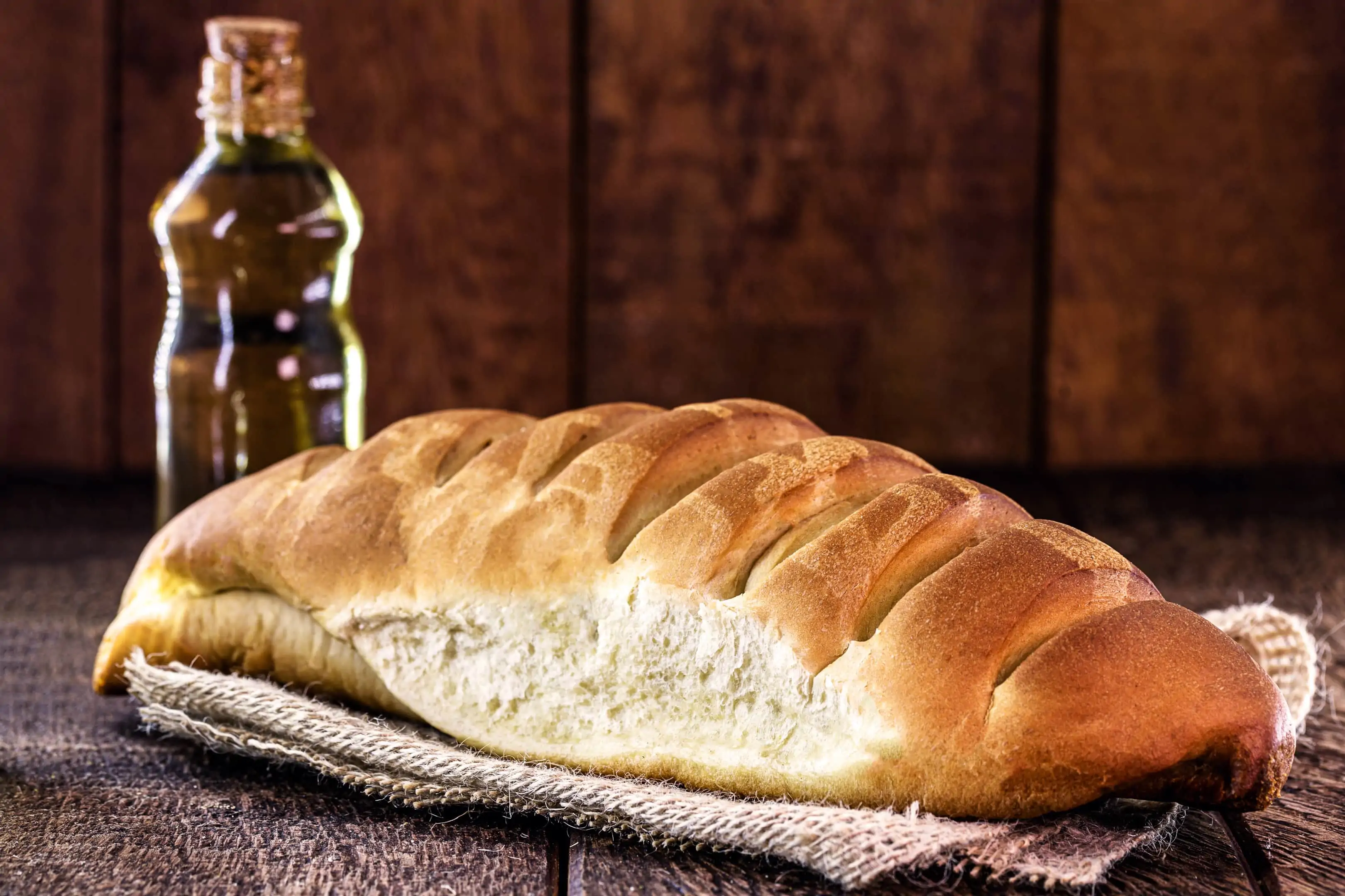 Gluten-free olive bread made with xanthan gum