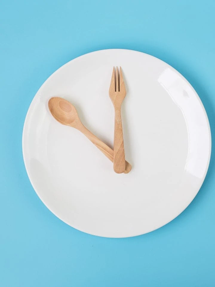 Intermittent fasting and dieting food concept