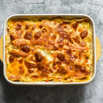Gan Giorgio lasagna recipe top view