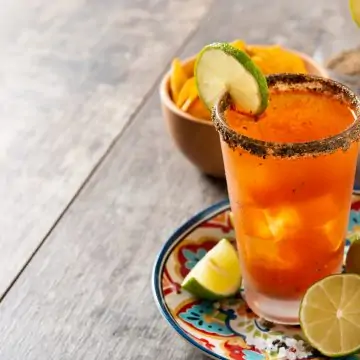 Sweet and spicy Mexican candy shot