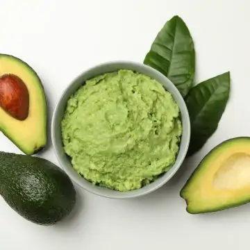 Tasty avocado crema