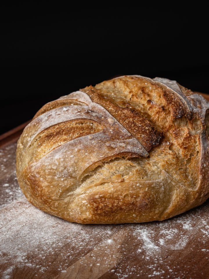 Homemade ballerina farm sourdough bread