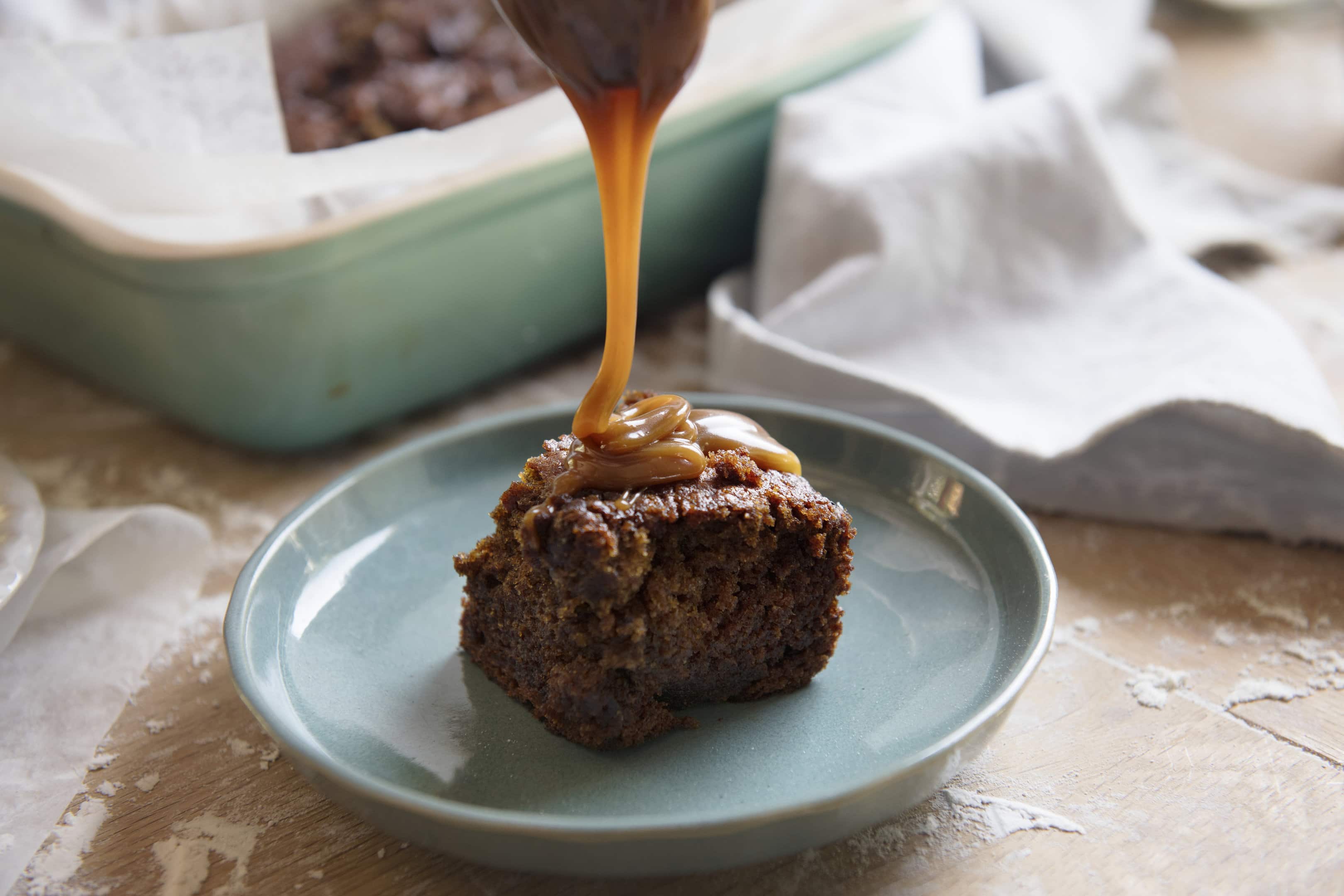 Gordon Ramsay's sticky toffee pudding with sauce