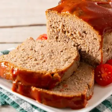 Copycat Joanna Gaines meatloaf with ketchup