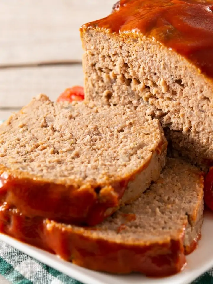 Copycat Joanna Gaines meatloaf with ketchup