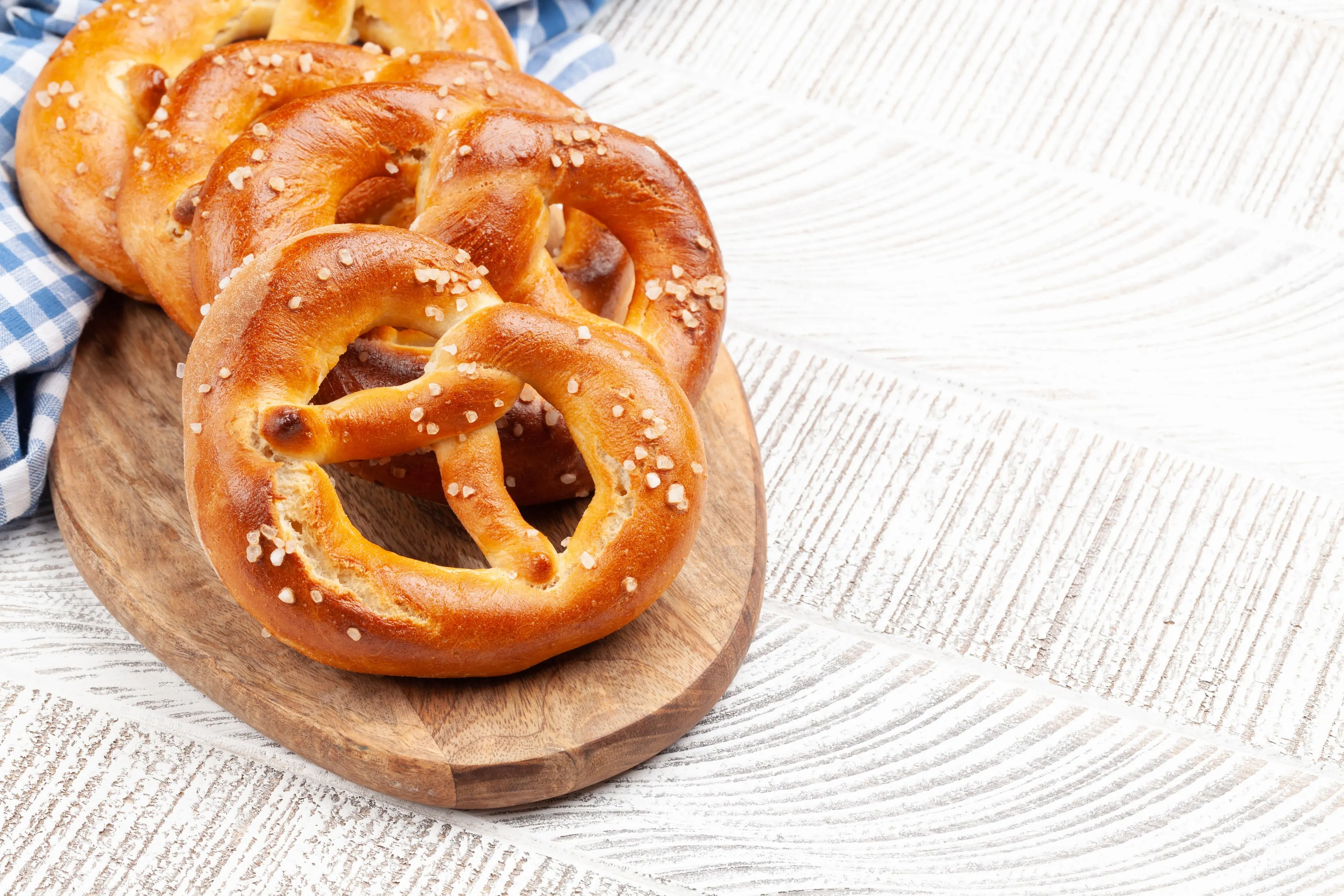 Freshly baked Joanna Gaines pretzel