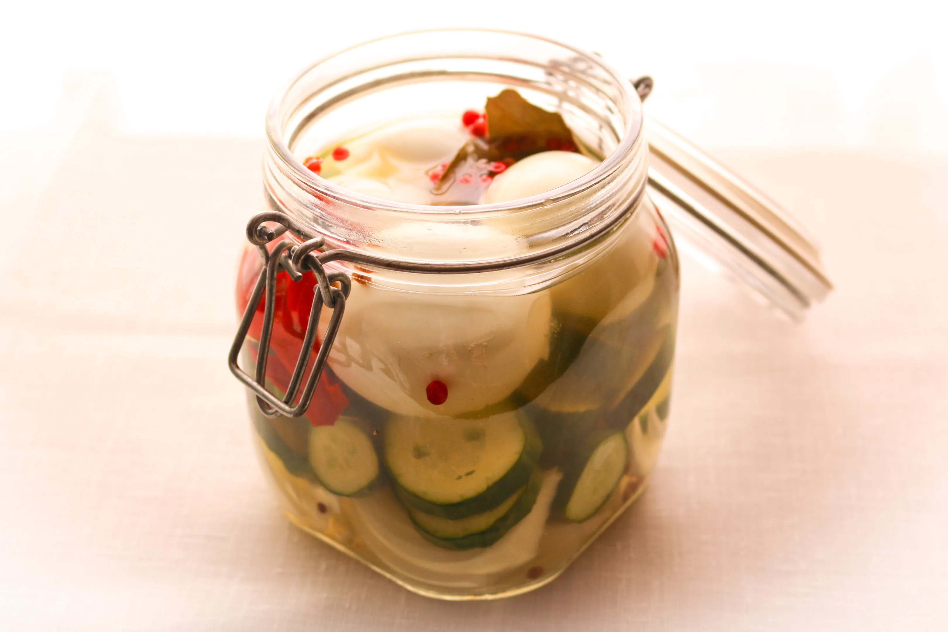 Healthy old-fashioned pickled eggs recipe
